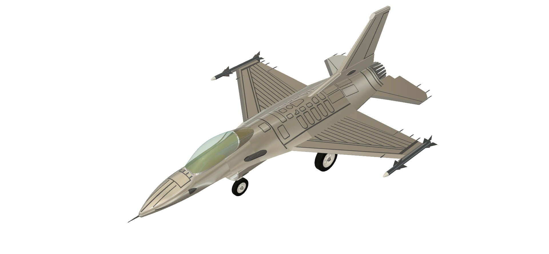 F16战斗机模型