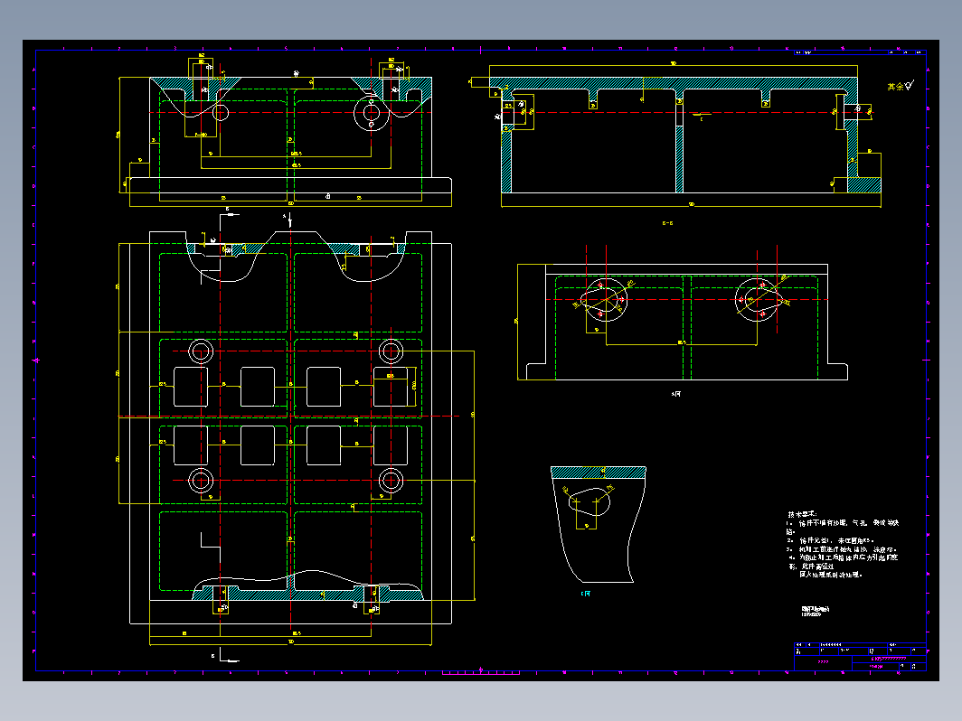 柴油机体立式组合镗床夹具体