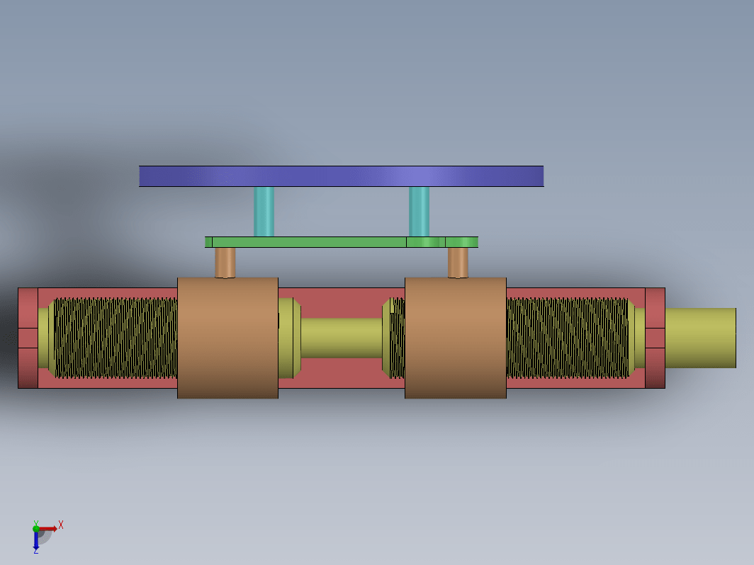 SOLIDWORKS 中的杠杆螺钉旋转机构