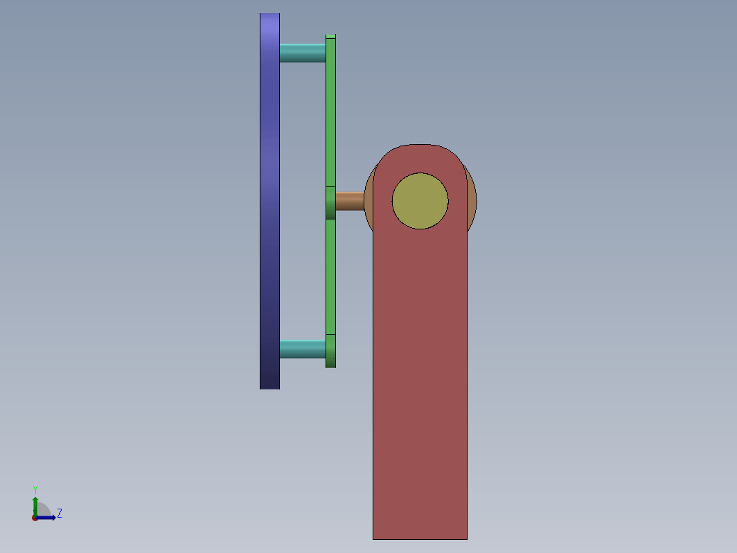 SOLIDWORKS 中的杠杆螺钉旋转机构