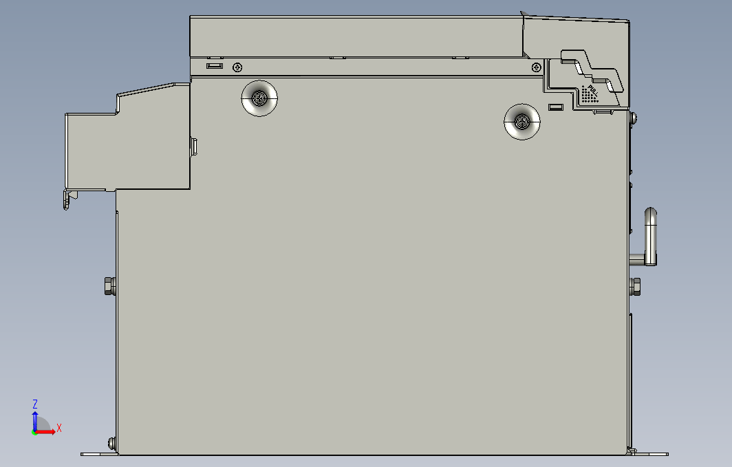 高性能多机传动驱动器STEP_B00(MD810-50M4T160G530+整机外形图)