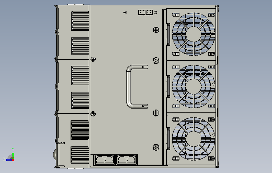 高性能多机传动驱动器STEP_B00(MD810-50M4T160G530+整机外形图)