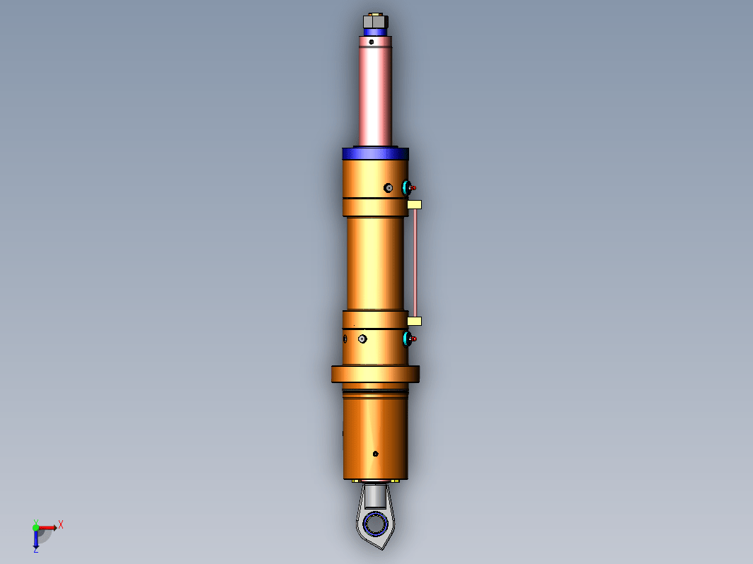 倾动油缸φ125xφ120x290B