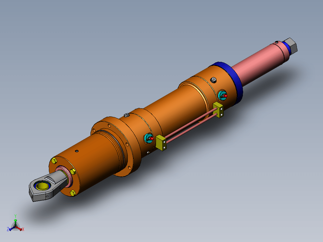 倾动油缸φ125xφ120x290B