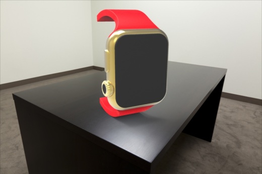 苹果apple watch三维模型缩略图