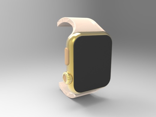 苹果apple watch三维模型缩略图