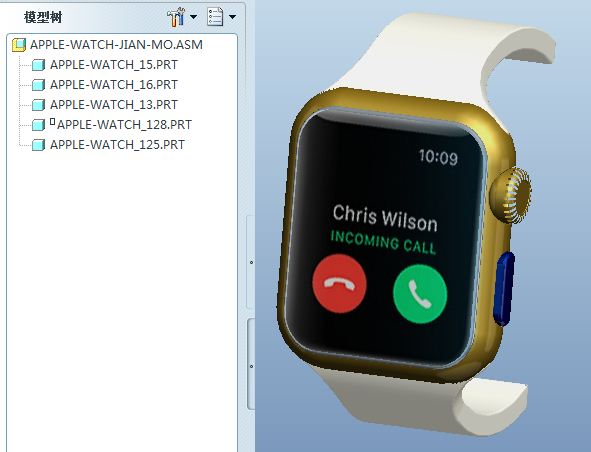 苹果apple watch三维模型