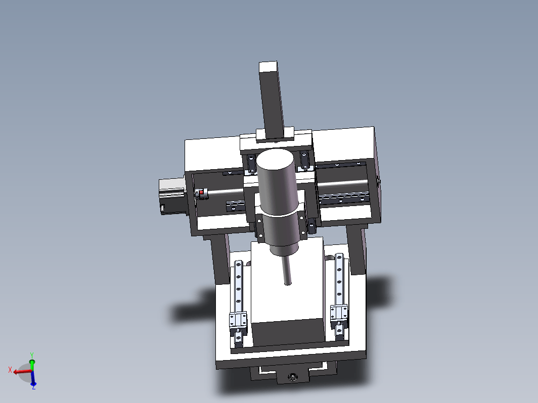 三轴数控机床设计，丝杆传动模组滑台