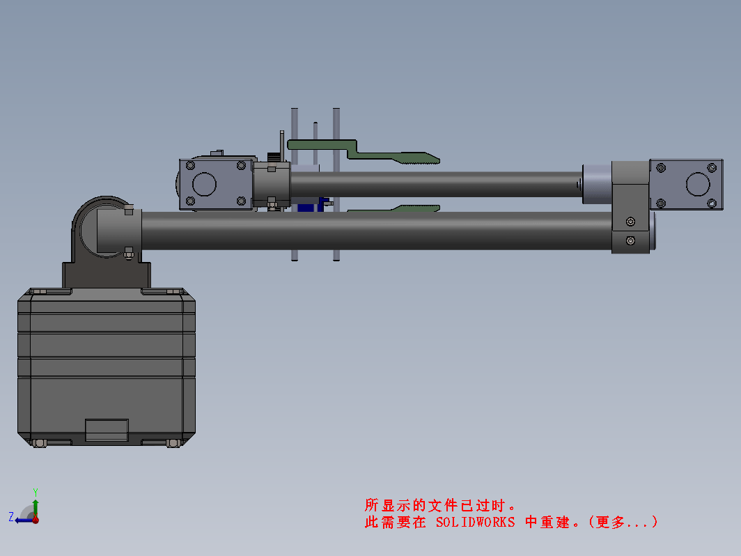 机械臂结构3D图 Robot Arm 216