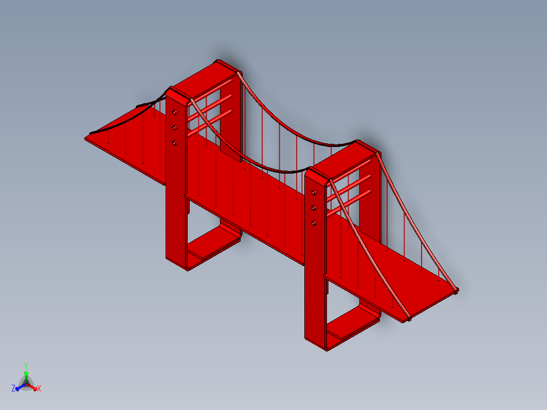 吊桥模型