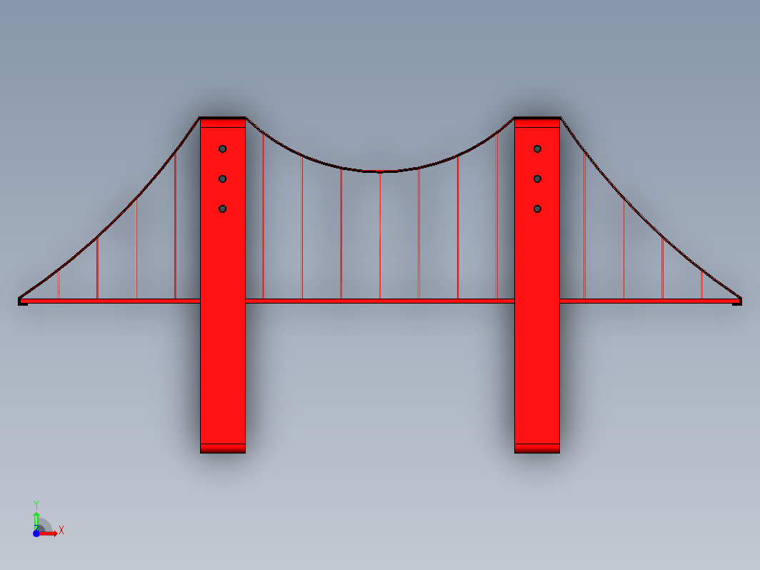 吊桥模型
