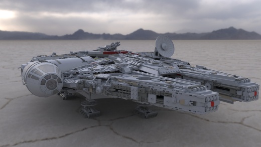 千年隼millennium falcon拼装模型缩略图