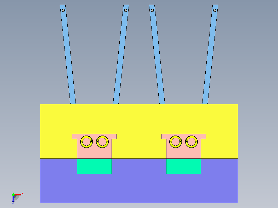 盖子内部一圈倒扣 模具设计