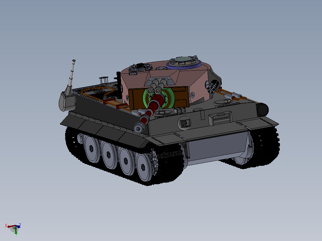 Tiger tank III虎式坦克