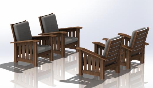 wooden furniture木制家具椅缩略图