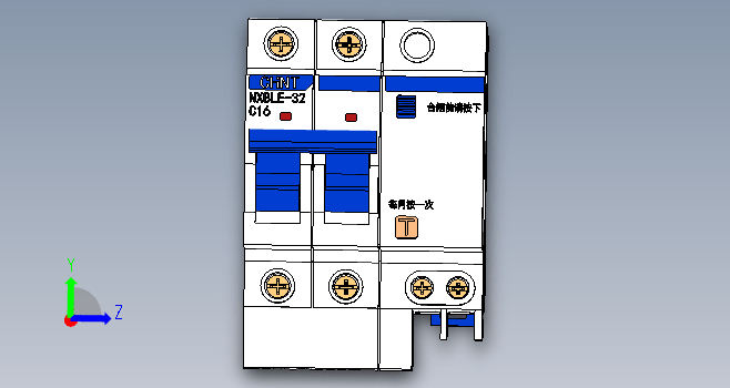 小型漏电断路器（NXBLE-32-2P C16A）