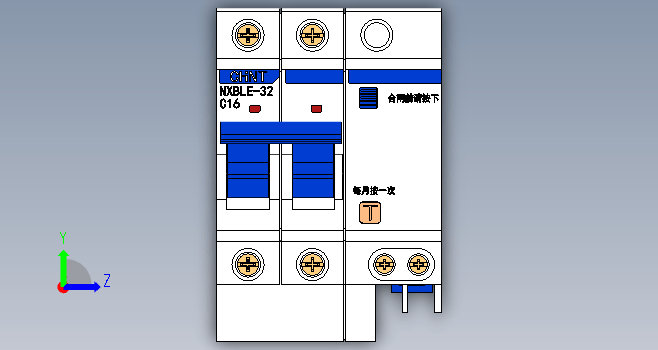 小型漏电断路器（NXBLE-32-2P C16A）