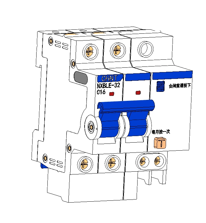 小型漏电断路器（NXBLE-32-2P C16A）