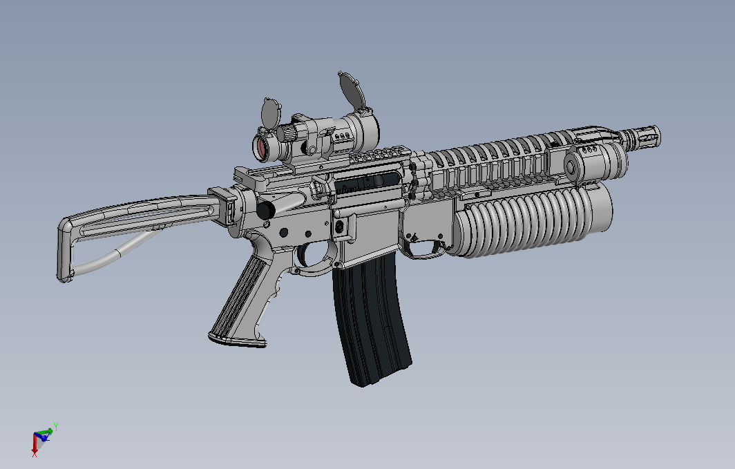 【917】AR15步枪SW设计