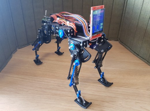 适合3D打印的四足小动物机器人缩略图