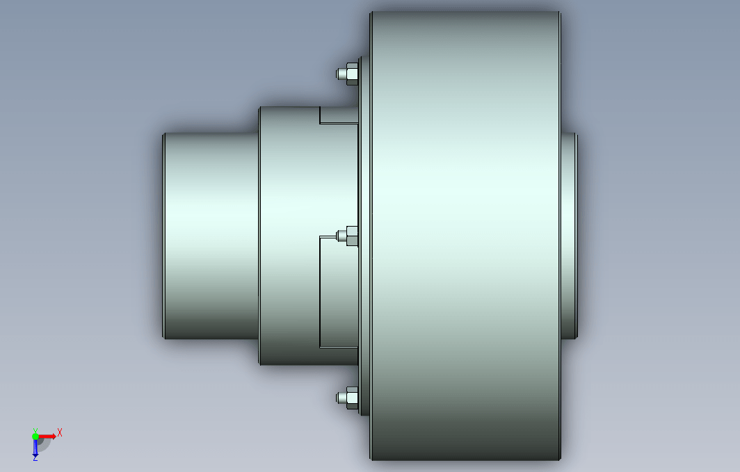 GB5272_LMZ10-II-400-70x90梅花形弹性联轴器