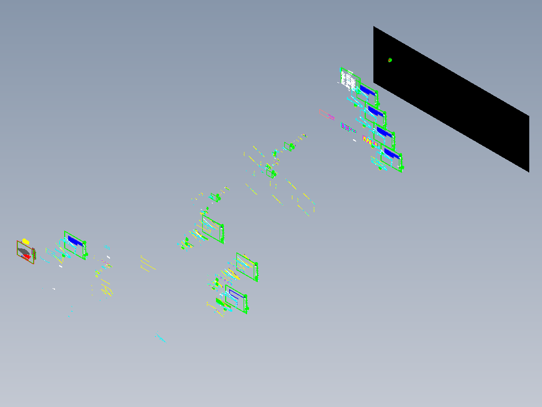 湖北恩思钢结构厂房工程CAD