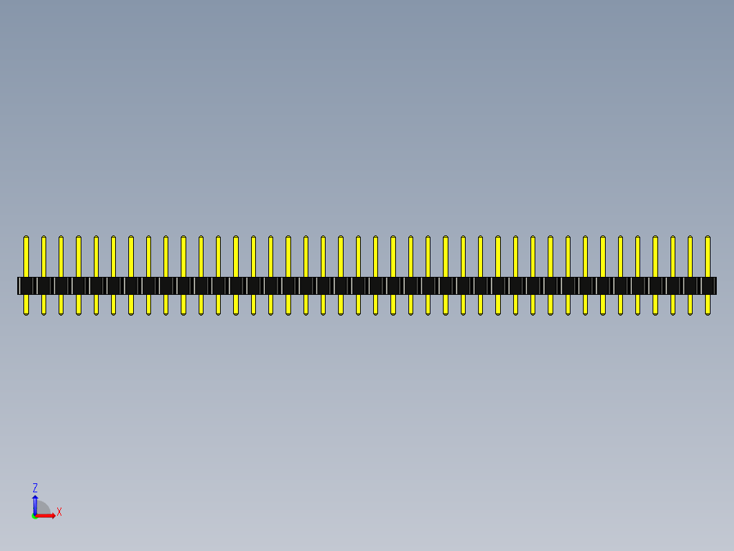 2.54mm直1排排针