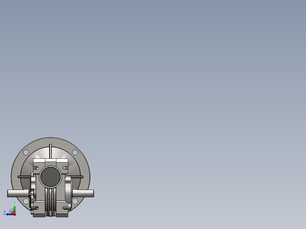 Mahmoud Pepo的蜗轮蜗杆齿轮箱3D图纸 solidworks设计 附STEP IGS