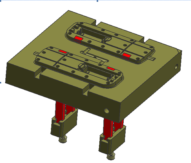 空调遥控器注塑模设计三维Step+CAD+说明书