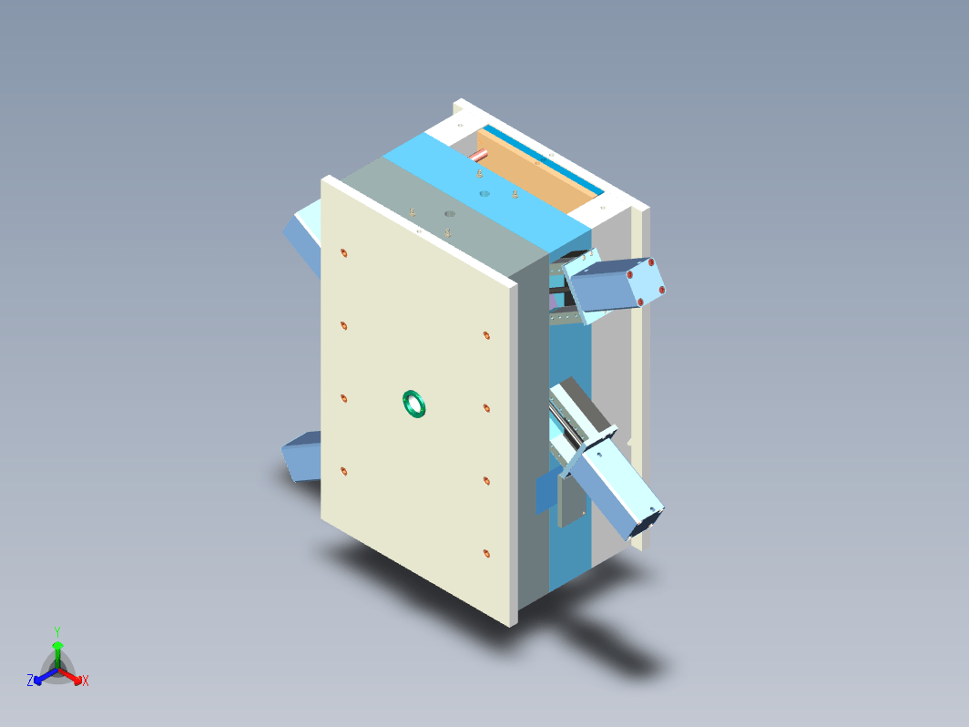 空调遥控器注塑模设计三维Step+CAD+说明书