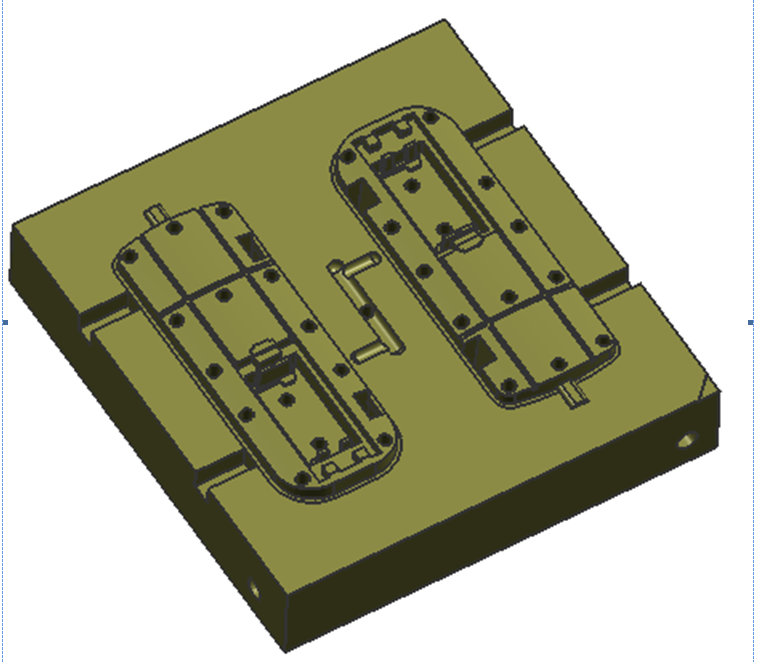 空调遥控器注塑模设计三维Step+CAD+说明书