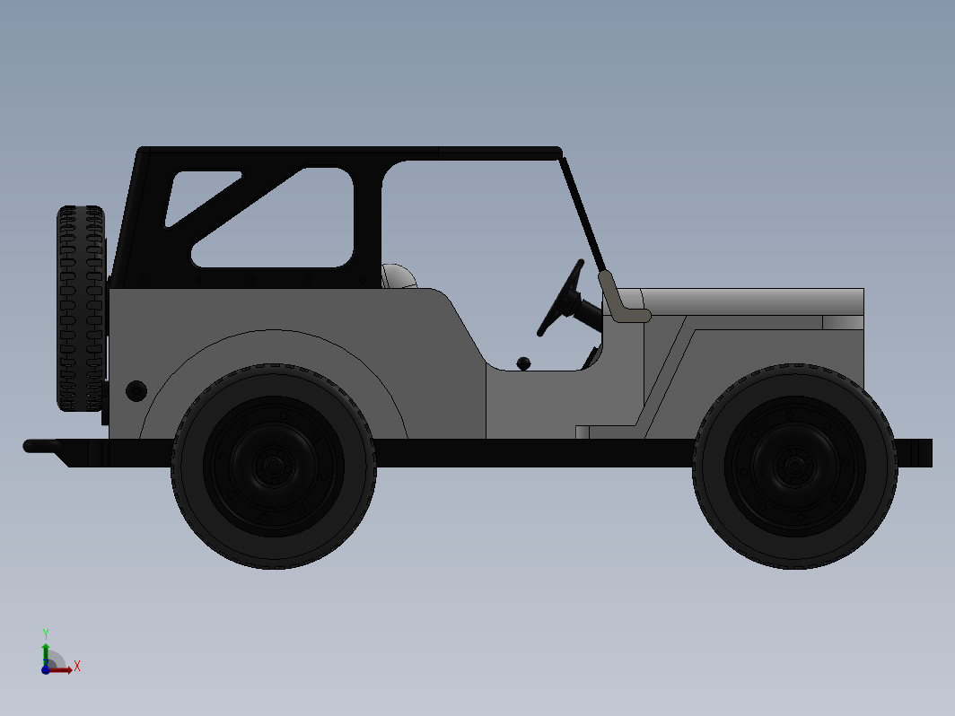 Jeep-128简易吉普玩具车