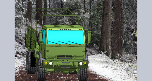 LMTV 4 X 4 军卡车缩略图