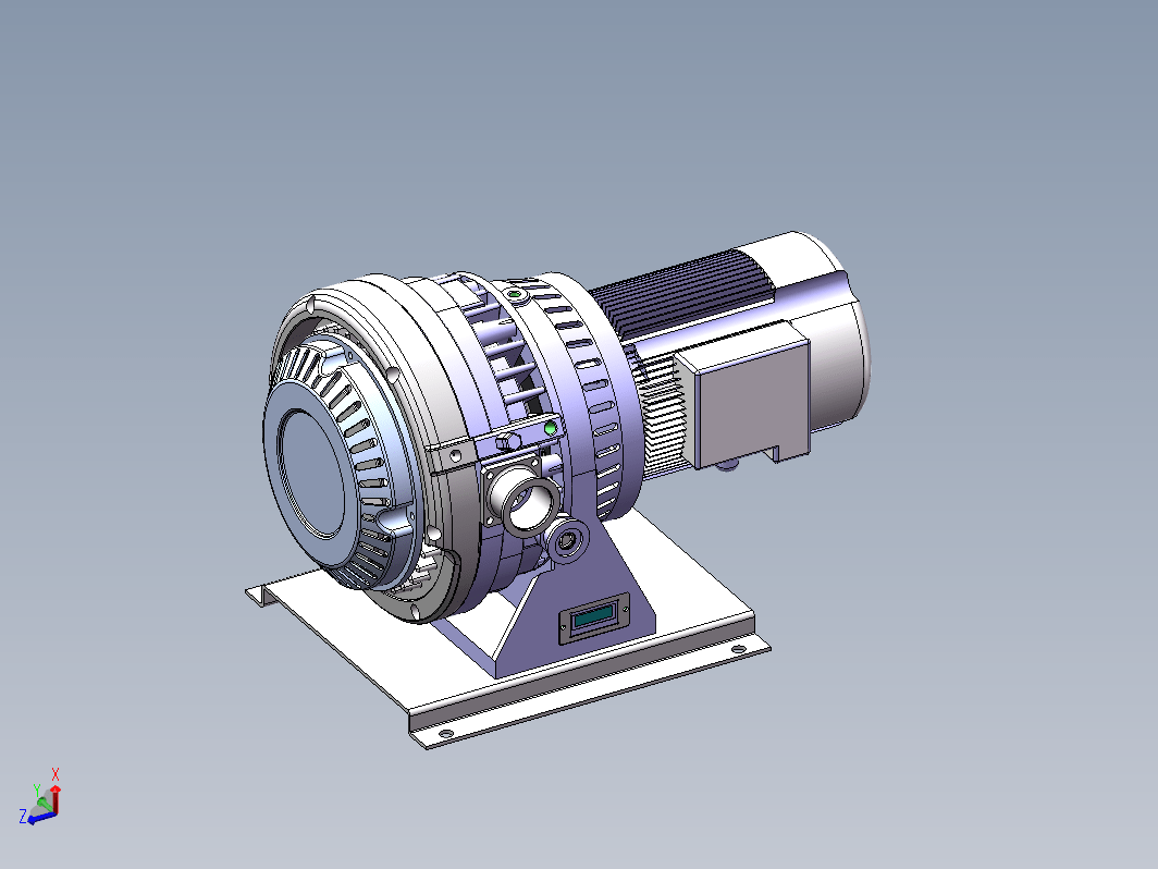 中科仪WXG-8B涡旋真空泵三维模型