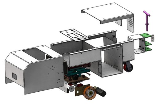 AGV小车3D+电气程序+控制界面缩略图