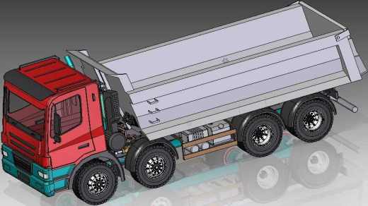 952塔特拉8X8卡车完整内部结构PROE设计缩略图