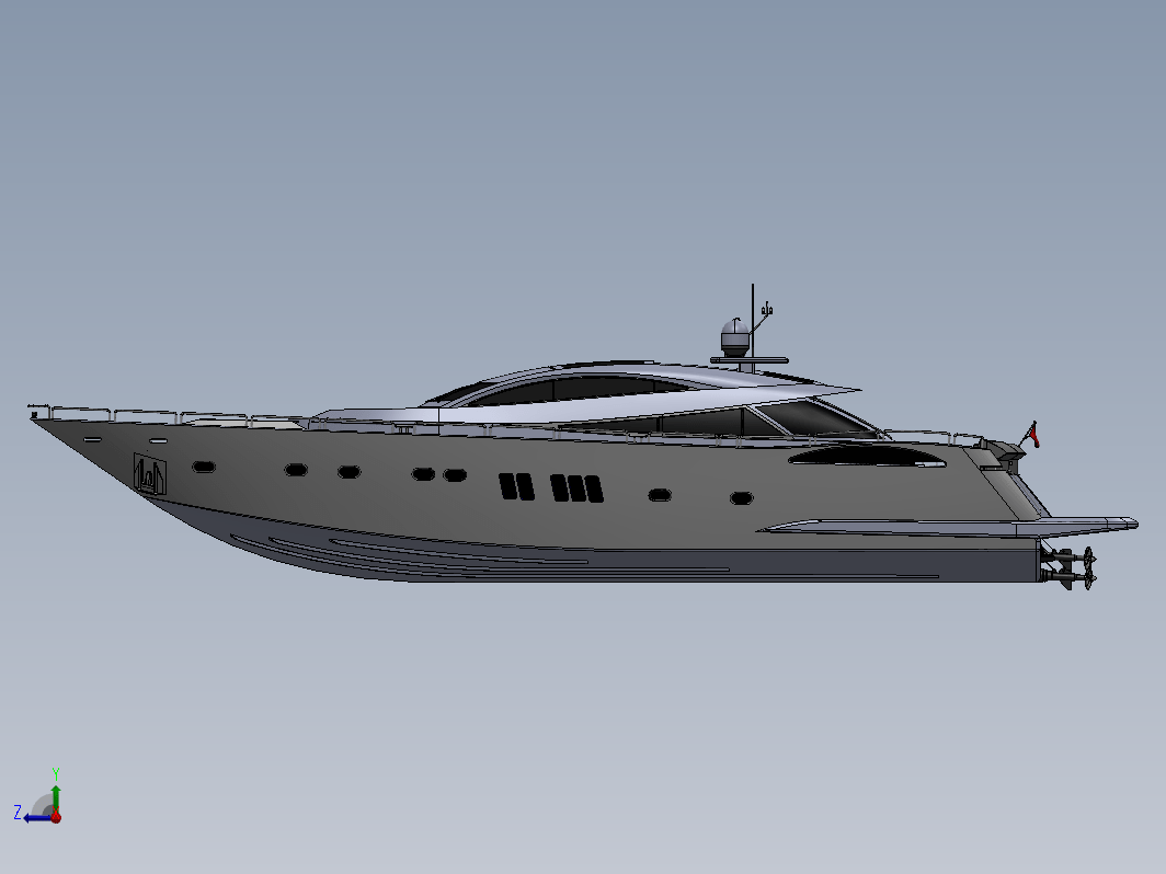 游艇模型 Yacht Academic