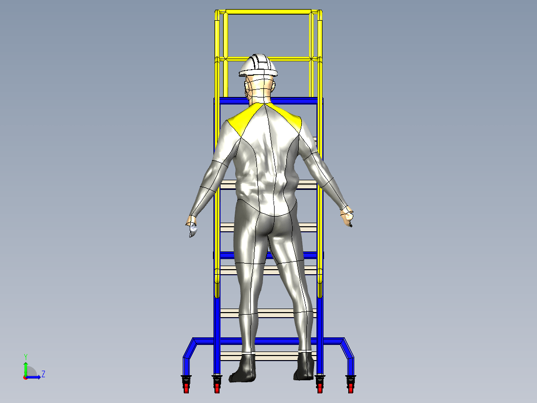 移动式梯子结构 MOBIL LADDER