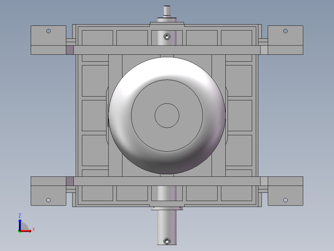 XLB-D1200x1200（0.45MN）液压自动推拉模三维