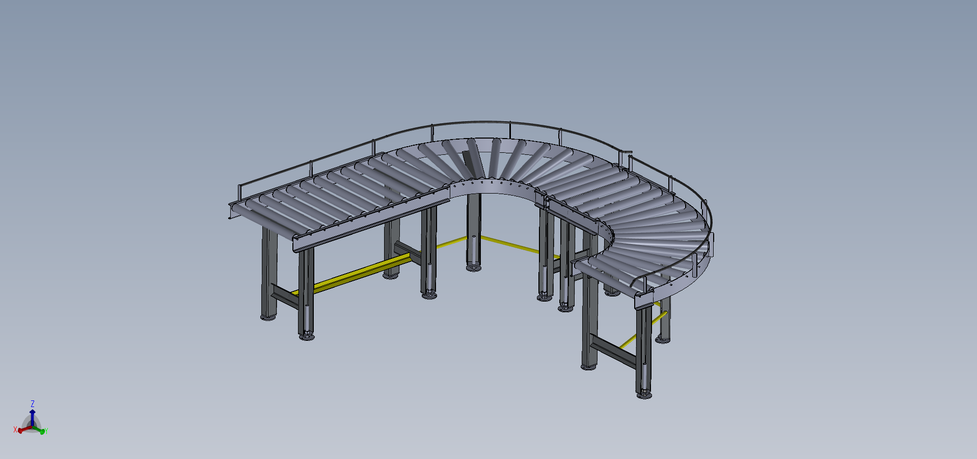 不锈钢辊道输送机 Stainless Steel Roller Conveyor