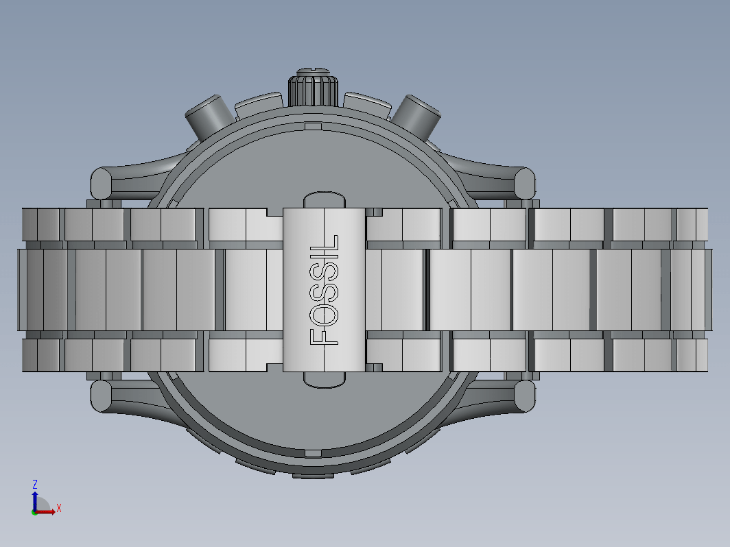 Fossil clock手表