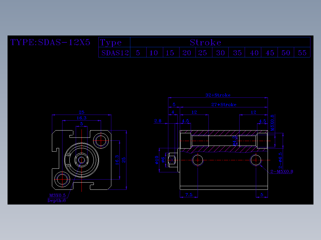 SDA气缸 83-SDA-12-SN