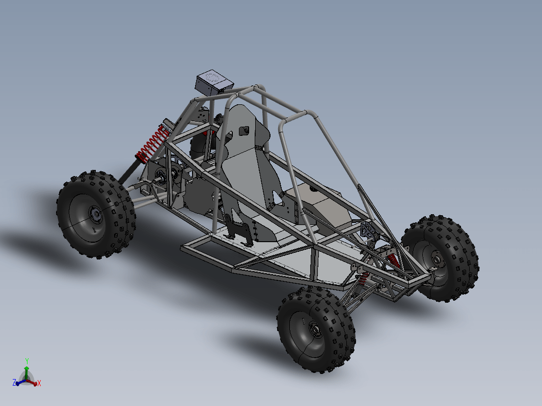 钢管车架 baja-kart-cross