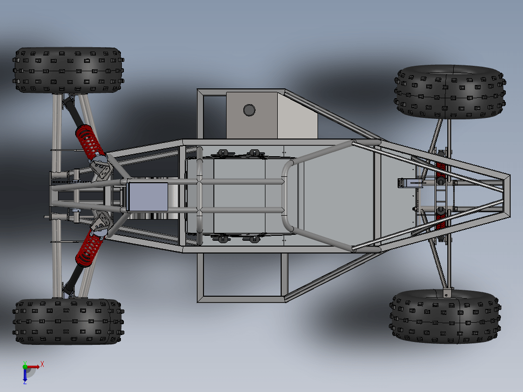 钢管车架 baja-kart-cross