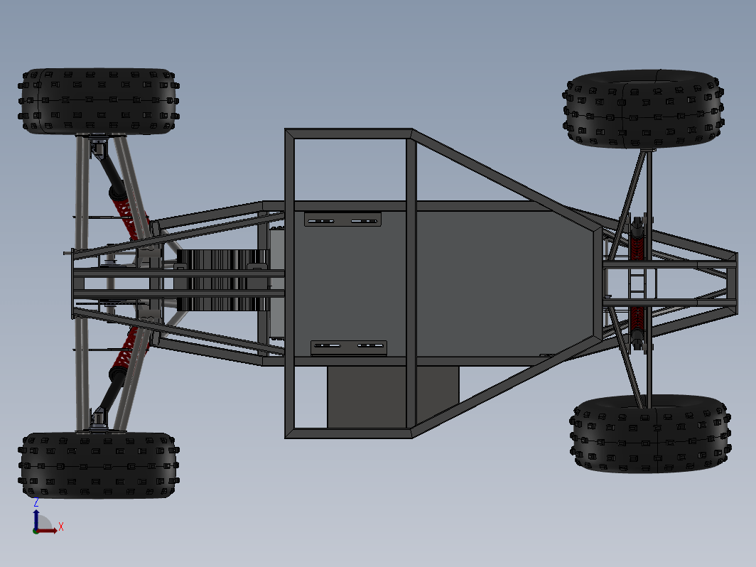 钢管车架 baja-kart-cross