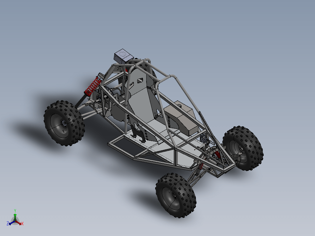 钢管车架 baja-kart-cross