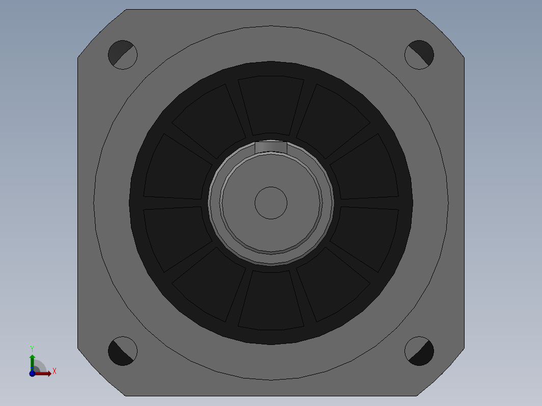 PLX120转90(孔输出)[PLX120-4-S2-P2-32]精密行星减速机