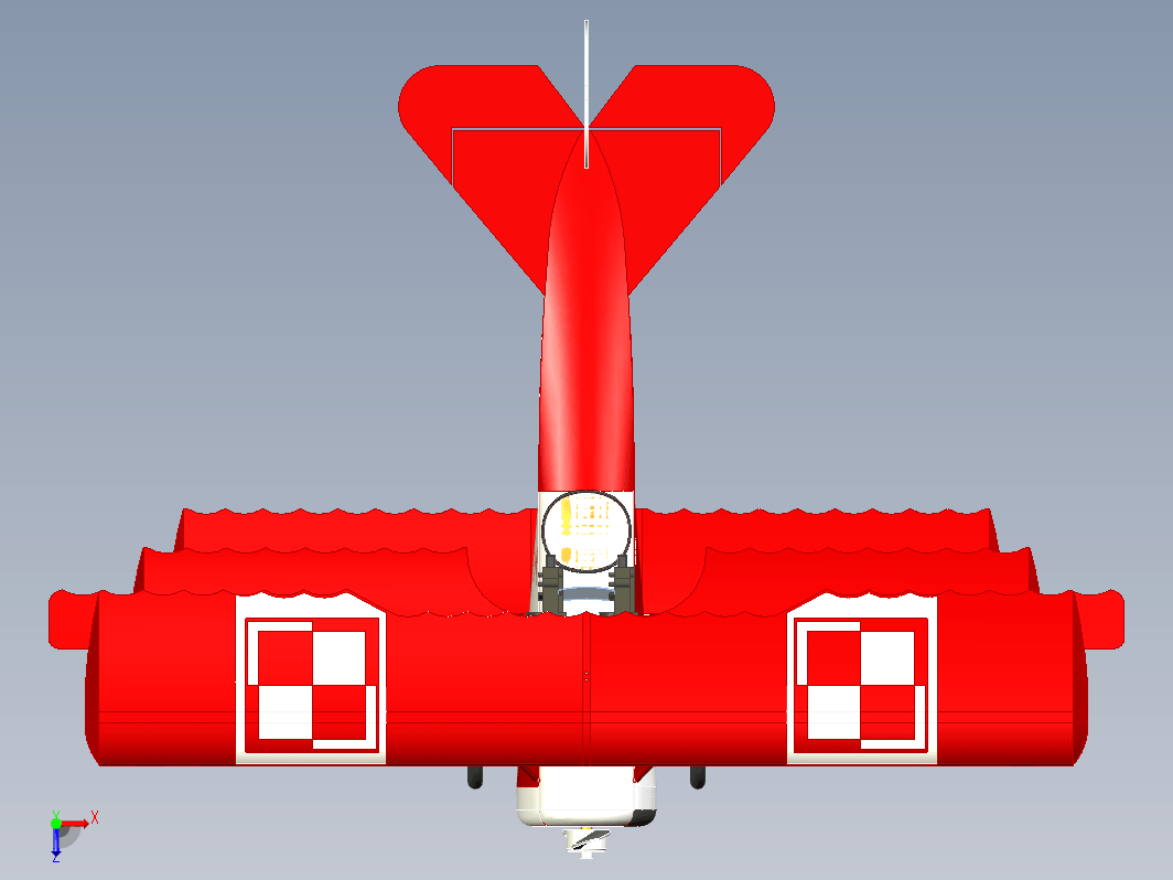 福克(Fokker Dr.I)单座三翼战斗机