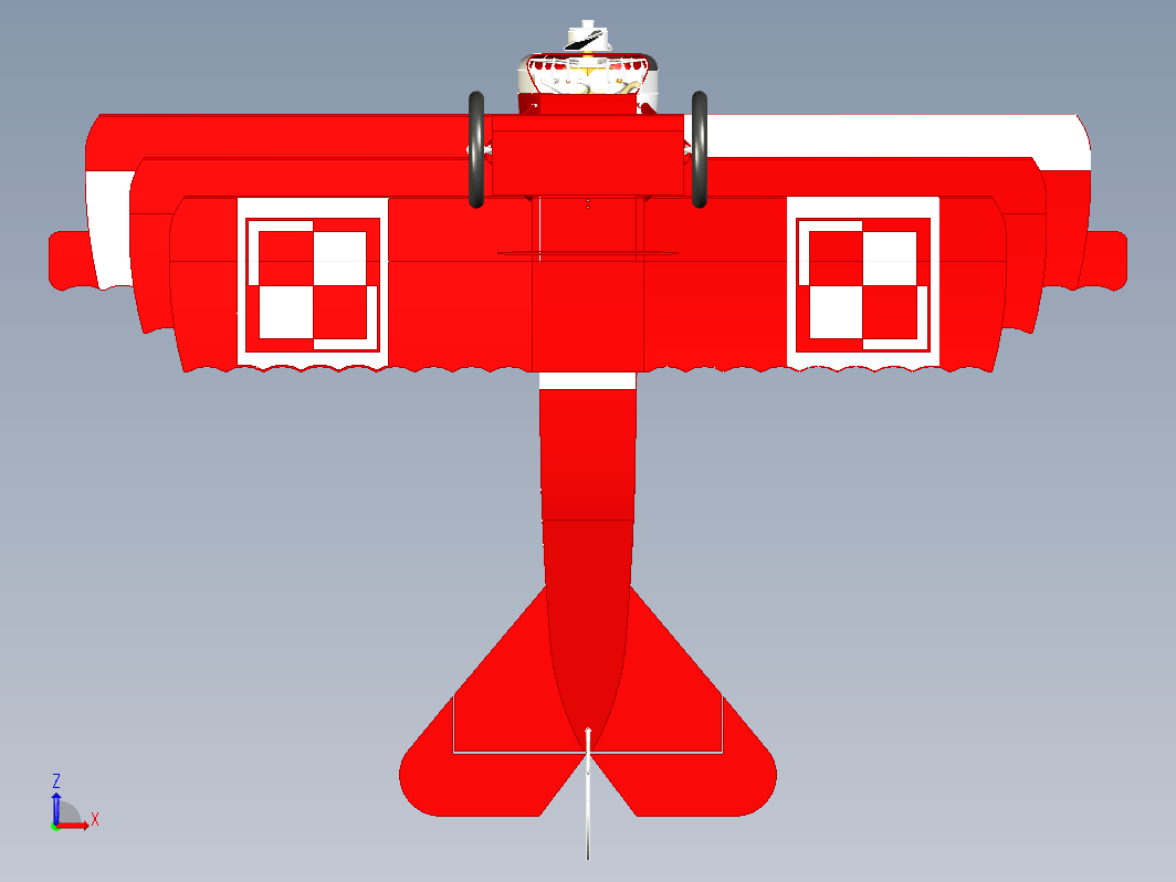 福克(Fokker Dr.I)单座三翼战斗机