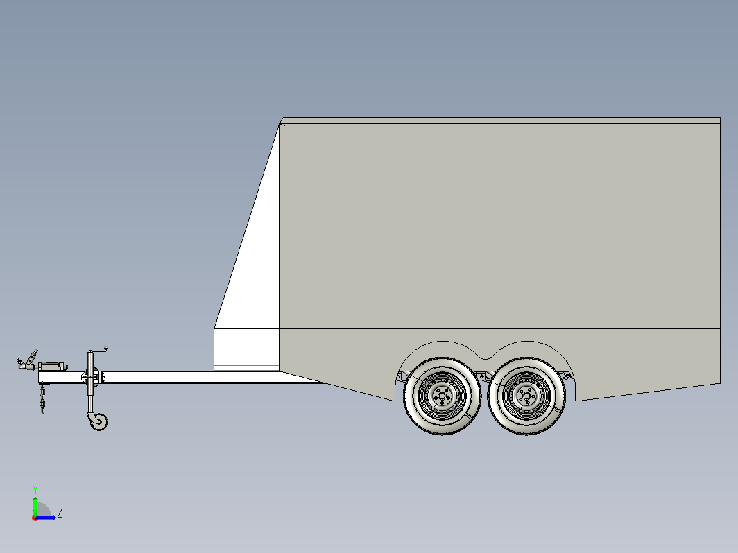 12x6 trailer拖车